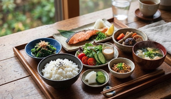髪の成長を支えるバランスの良い食事