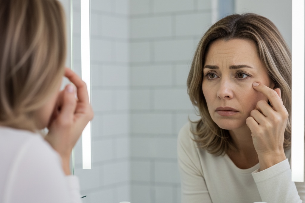 目のしわの原因